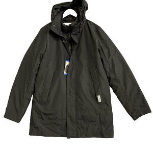 NEW Hunter Mens 3-In-1 Jacket Black Size Large Polyester Waterproof Vest Lined